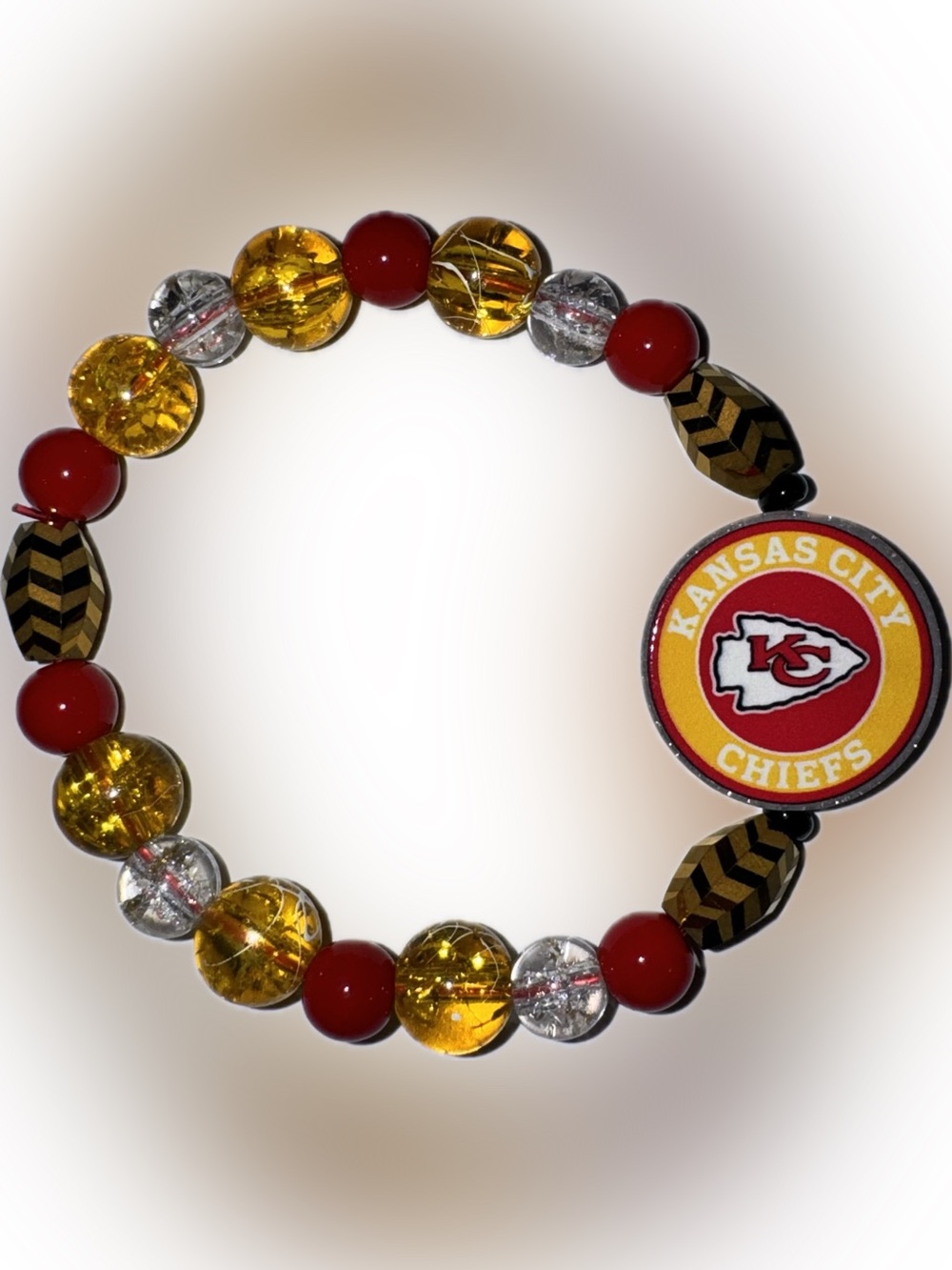 Kansas City‎ Chiefs beaded Bracelet